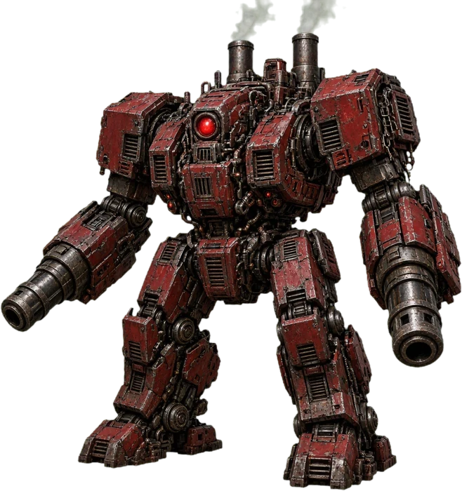 Giant Outdated Plans mech boss